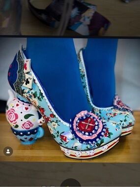 Irregular Choice Alice in Wonderland “One lump or Two” 9/40